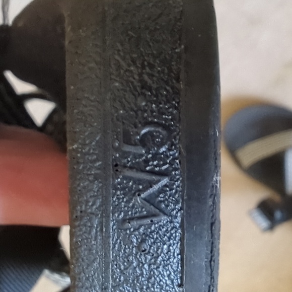 Women's Black and White Chaco Sandals - Picture 5 of 6